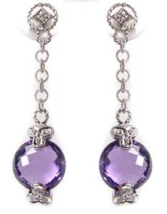 Round briolette earrings - small