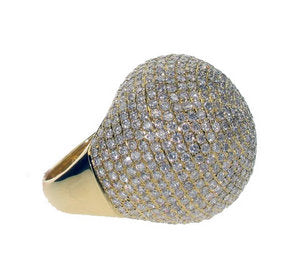 Huge dome Diamond ring