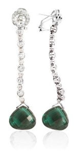 Interchangeable Line Earring - Lemon Citrine