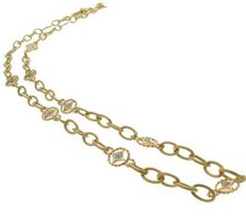 Fancy necklace set with Diamonds