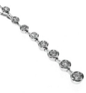 8 Diamond long pendant