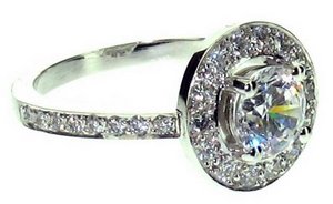 Antique set brilliant Diamond ring
