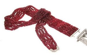 Pearl double strap on detachable Diamond buckle