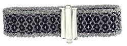 Woven silk - 'lozenge' - slim cuff