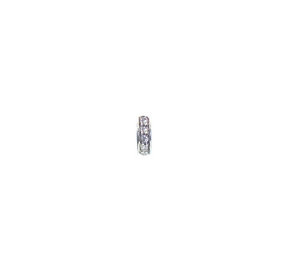 Baby girl and boy Diamond charms with Rondelles