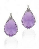 Interchangeable 'Antique' Diamond earrings - Sapphire