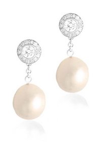 Diamond Studs with detachable Pearls