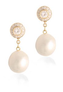 Diamond Studs with detachable Pearls