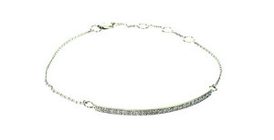 Diamond identity bracelet