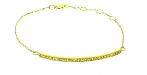 Diamond identity bracelet