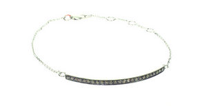 Diamond identity bracelet