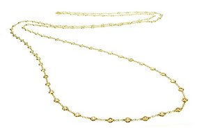Long Diamond chain necklace