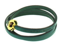 Antonio Ben Chimol leather bracelet with magnetic clasp