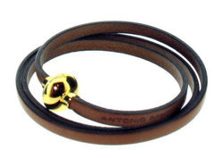 Antonio Ben Chimol leather bracelet with magnetic clasp