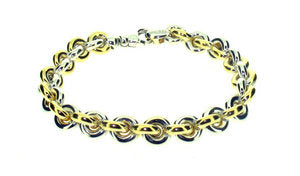 Italian round link, chunky bracelet