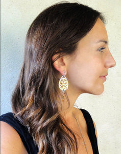 Paisley earrings - Small