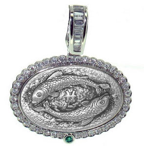 Diamond Zodiac Pendant