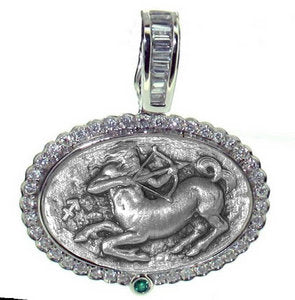 Diamond Zodiac Pendant