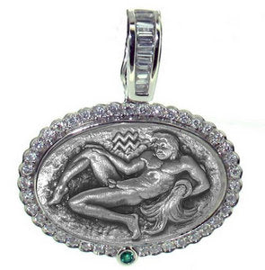Diamond Zodiac Pendant