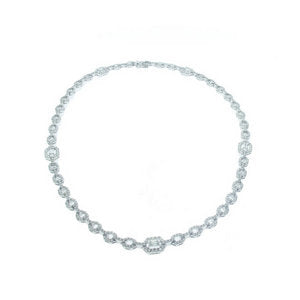 Baguette Diamond Long Necklace