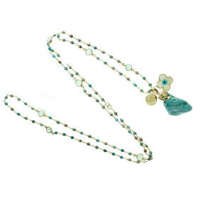 Turquoise Rock Pendant