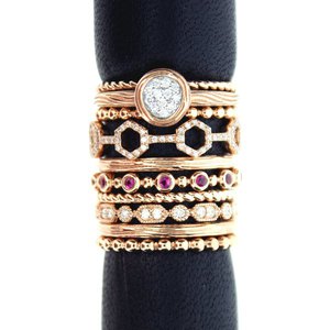 STACKING RINGS - Rose Gold