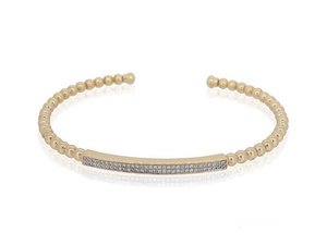 Stacking Bangles - Bead - Diamond  ID