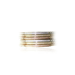 Stacking Bangles - Bead - Diamond  ID