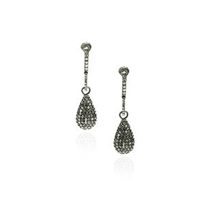 Detachable Indian Brown Diamond Hoops