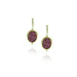Alexandra Oval Earrings