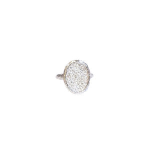 Pave Oval Ring