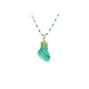 Turquoise Rock Pendant
