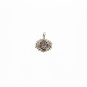 Zodiac pendant - White Diamond Fully set