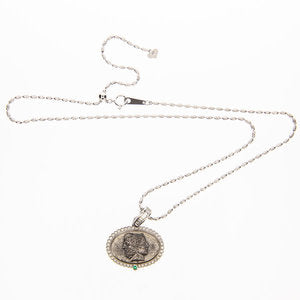 Zodiac pendant - White Diamond Fully set