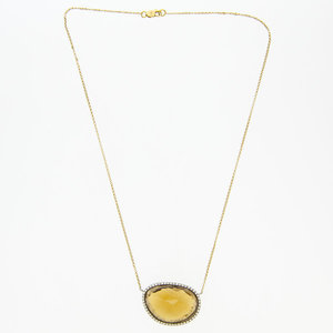 Faceted Smokey Quartz Necklace