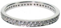 Eternity rings - channel set
