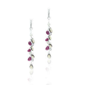 Diamond hoops with detachable showers
