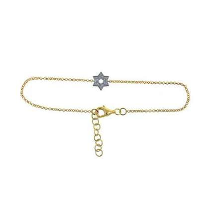 Mini Star of David Necklace and Bracelet